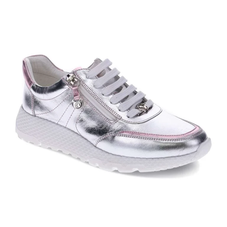 Sapporo Zip Casual Sneaker - Silver