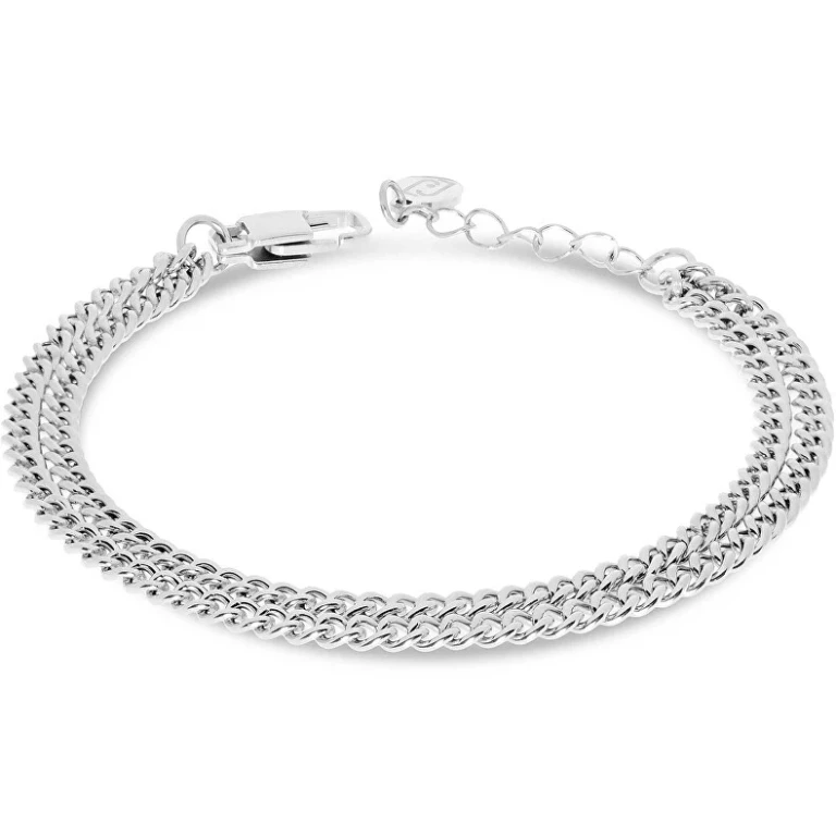 Liu Jo Men's Double Bracelet in Stainless Steel Mlj446