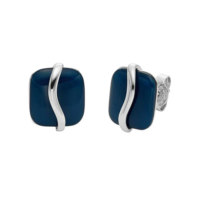 Elegant Earrings in Steel Sofia Sea Glass Skj1810040