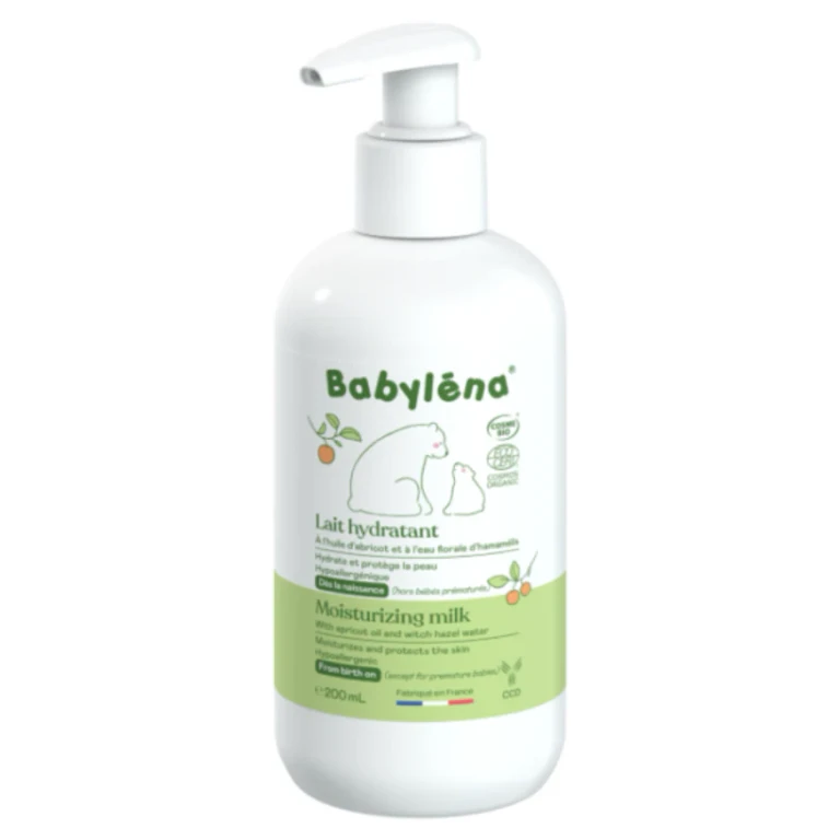 Babylena Organic Moisturizing Milk From Birth 200ml