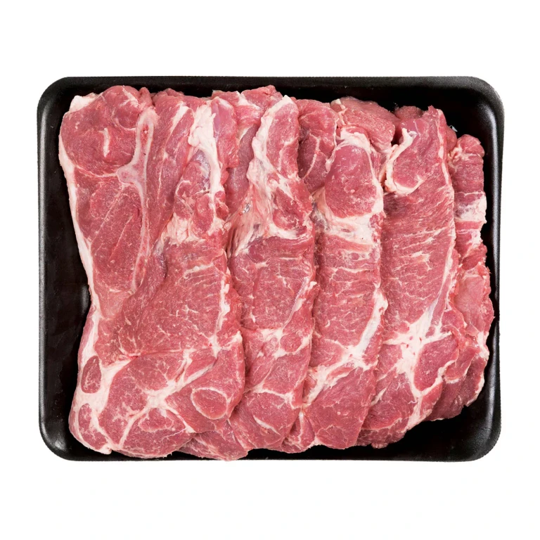 Bone-In Pork Shoulder Blade Steaks, Tray (priced per pound)