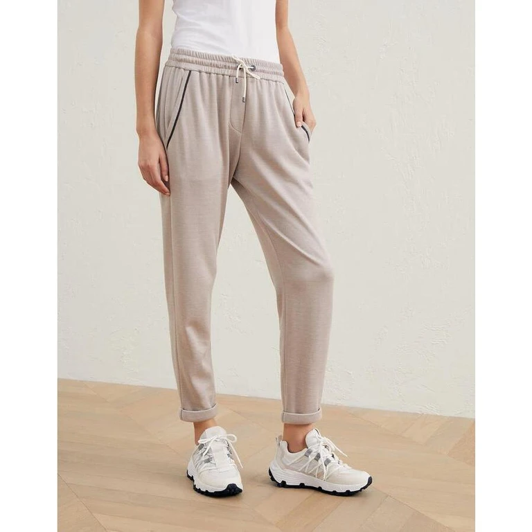 Wolight Beige Relaxed Trousers