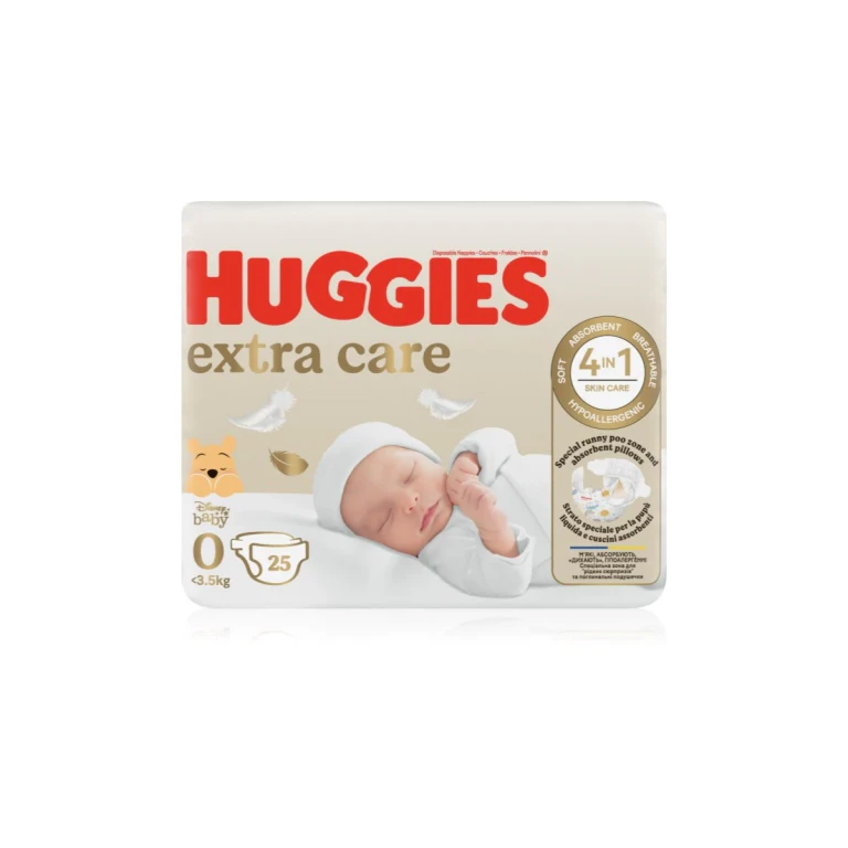 Extra Care Size 0 disposable diaper <3.5 kg 25 pieces