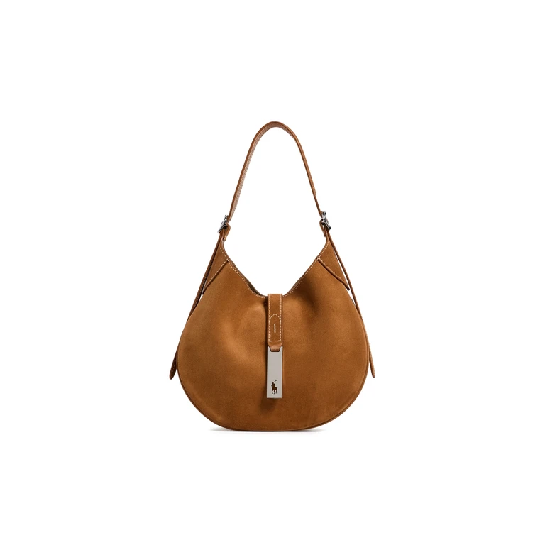Suede Polo ID Small Shoulder Bag Turmeric One Size
