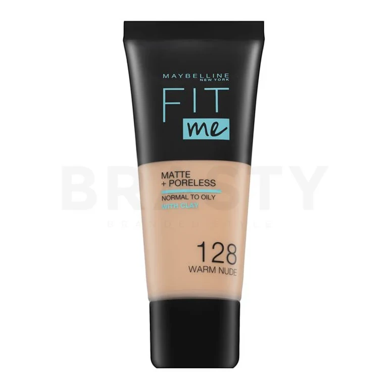 Foundation Maybelline Fit Me! Matte + Poreless 128 Warm Nude 30 ml