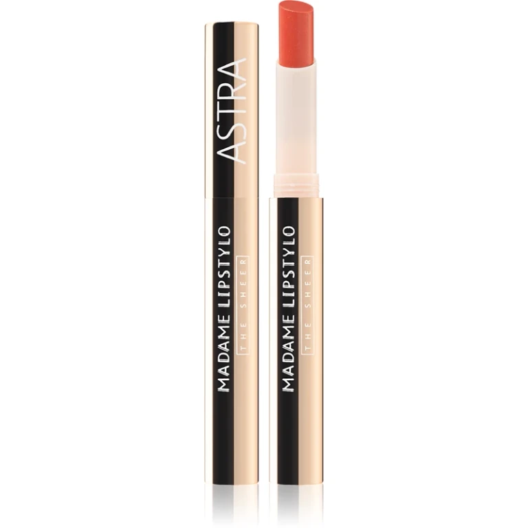 Astra Make-up Madame Lipstylo The Sheer glossy lipstick for voluminous lips color 02 Voilà Le Nude 2 g
