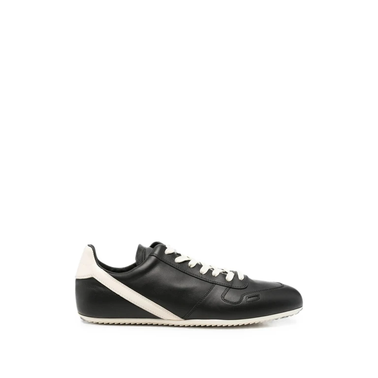 Lace-up Fastening Leather Sneakers