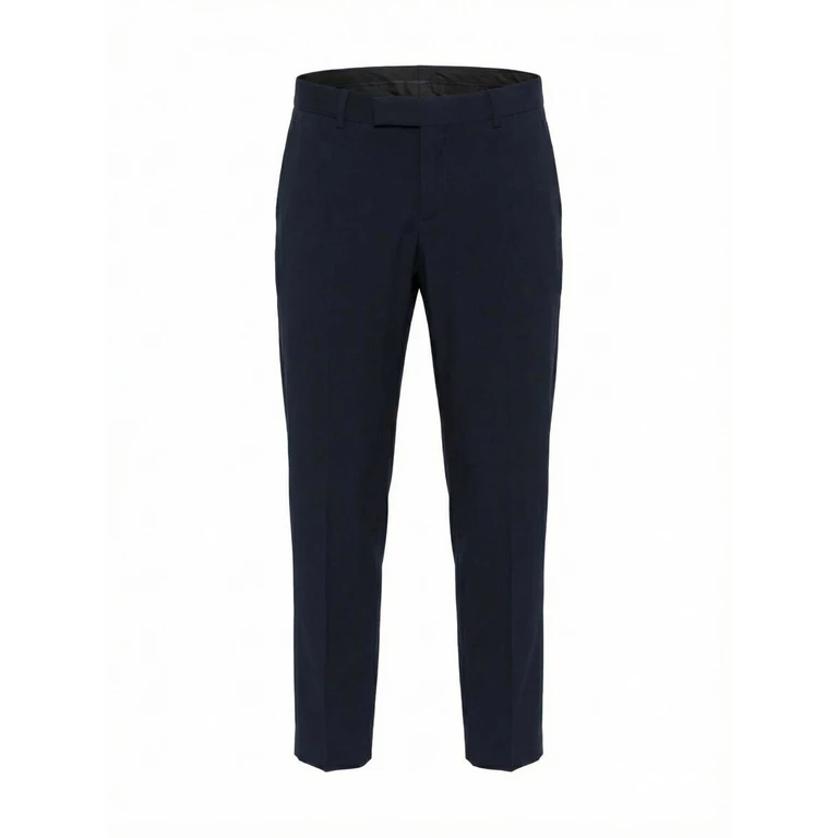 Pantalone in twill blu navy Fendi