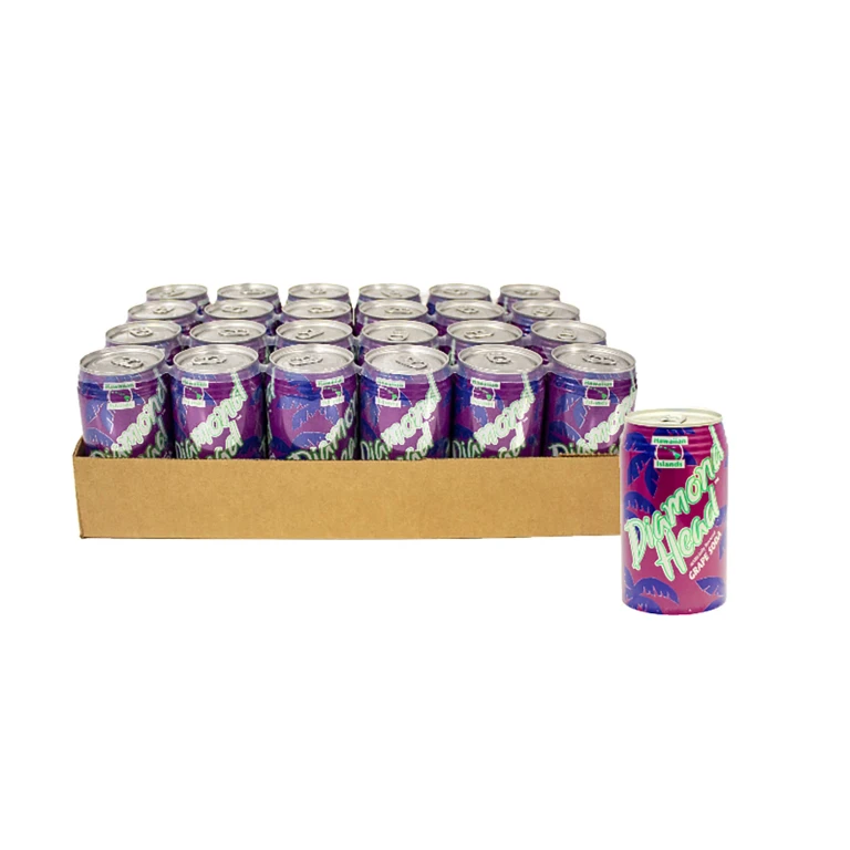 Diamond Head Grape Soda, 12 fl. oz., 24 pk.