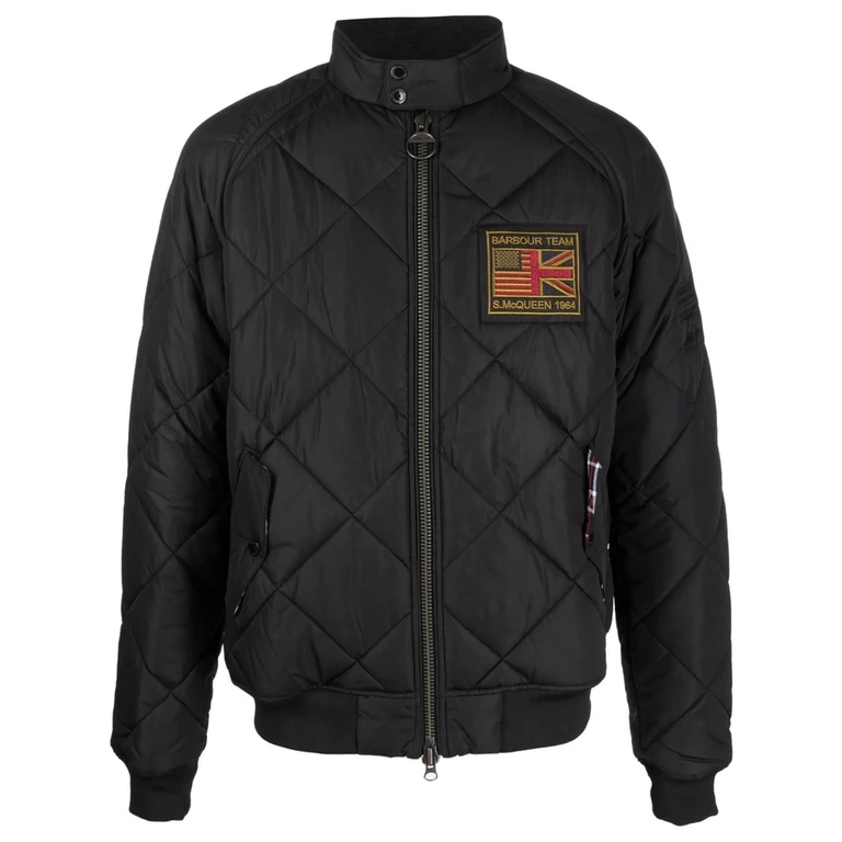 Logo-patch Quilted Jacket