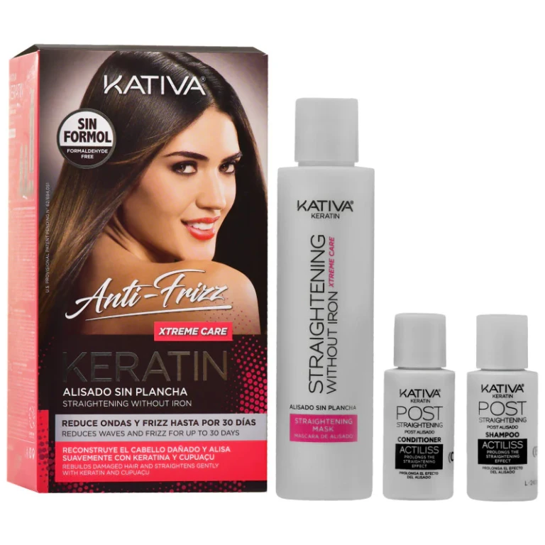 Hair straightening kit Kativa Alisado Keratin Xtreme Care - Hair straightening set