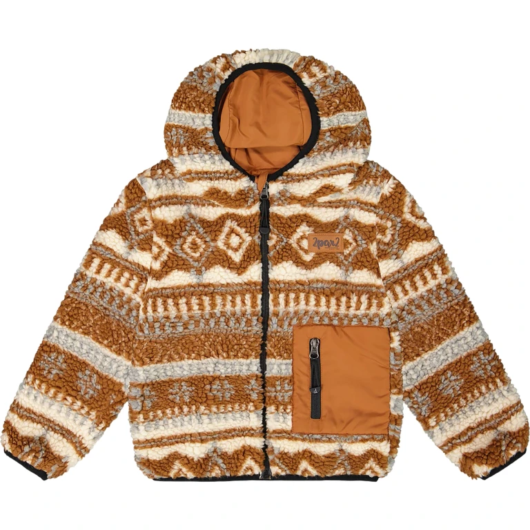Reversible Mid-Season Sherpa Jacket - Little Kids