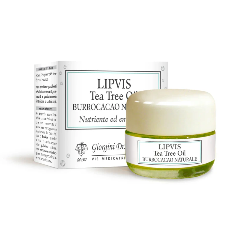 Lipvis Balsamo Labbra all'Olio di Tea Tree Naturale 15 Ml