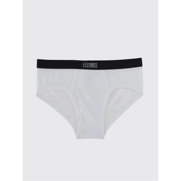 Cotton Briefs with Logo Elastic Waistband (MJL610030101)
