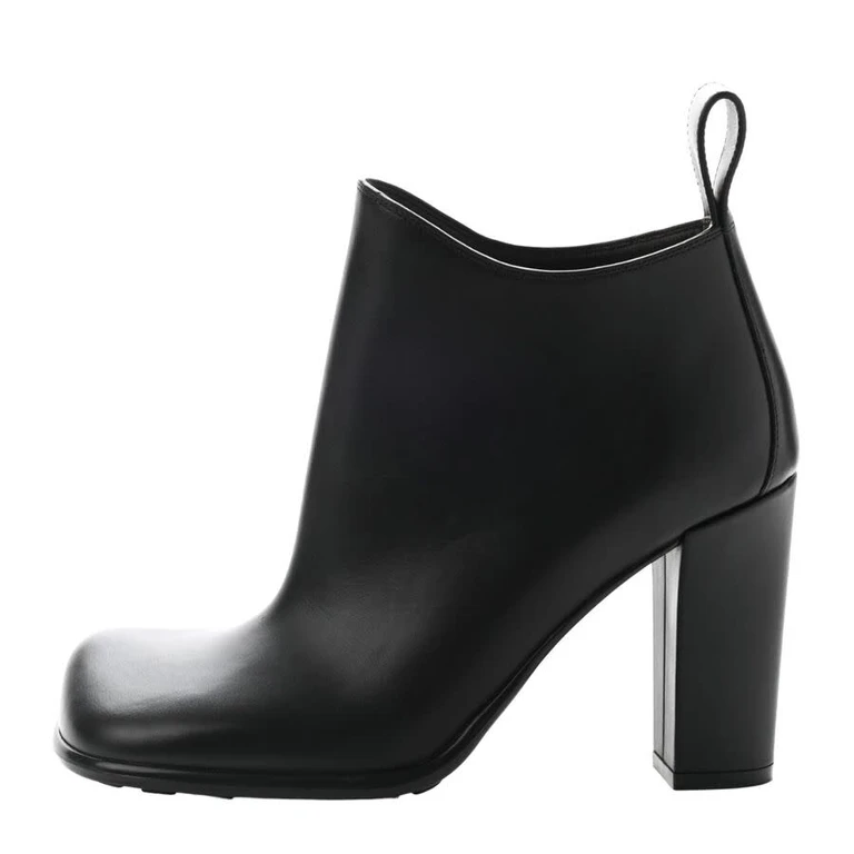 Heeled Leather Boots