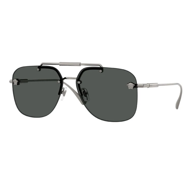 Mens Black Aviator Sunglasses VE2296 100187