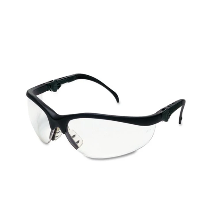 KD310 Klondike Plus Safety Glasses - Black Frame/Clear Lens