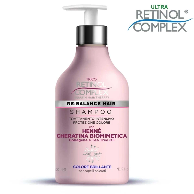 Shampoo 500 Ml With Henna Keratin & Collagen