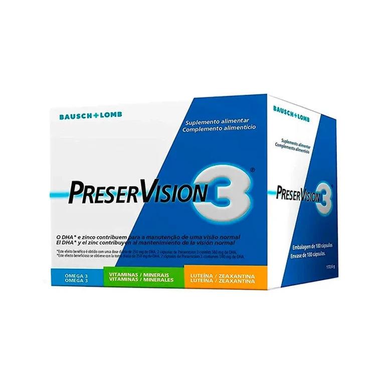 Bausch+lomb Preservion 3-month pack 180 capsules