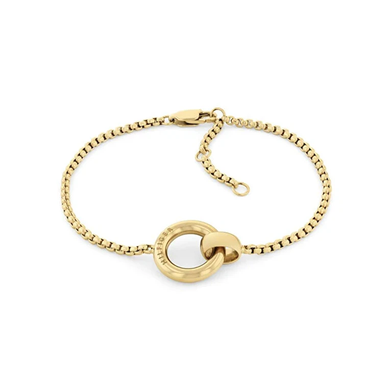 Women's Gold-Plated Steel Bracelet Circles 2780947