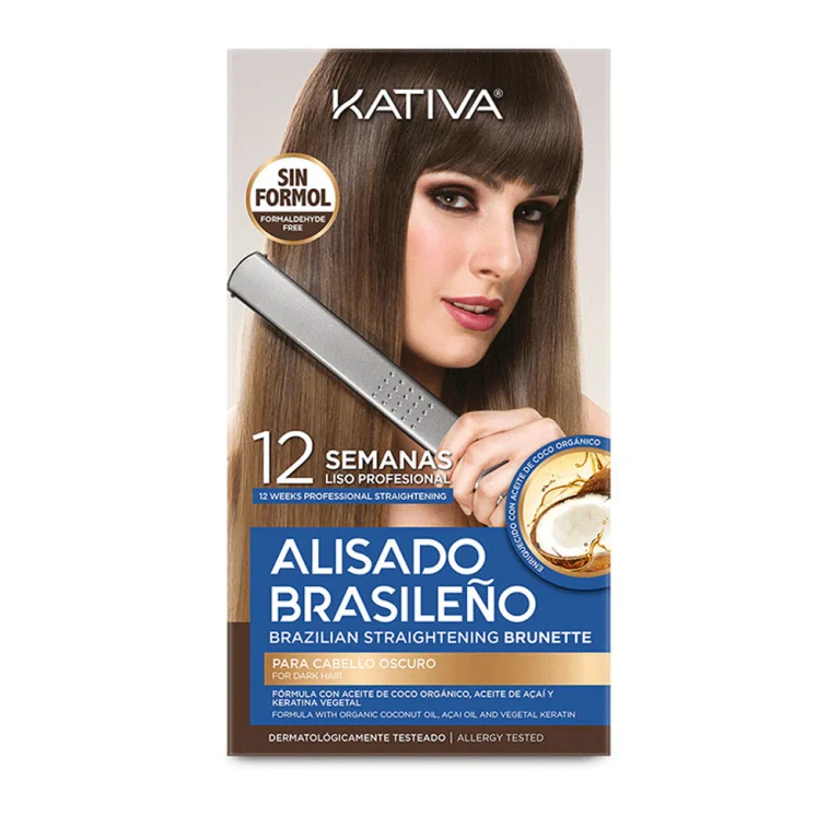 Brazilian straightening kit for brown hair - Keratin straightening kit - 225 ml
