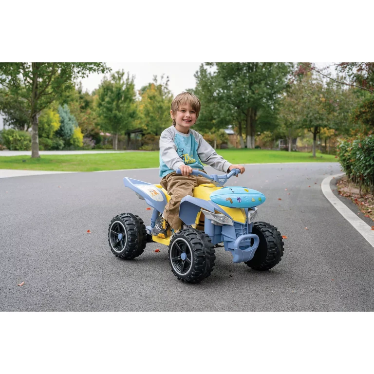 12V ATV Ride-On with Surfboard Storage Compartment