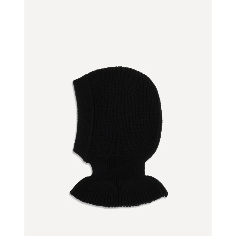 Ribbed wool Balaclava Male L