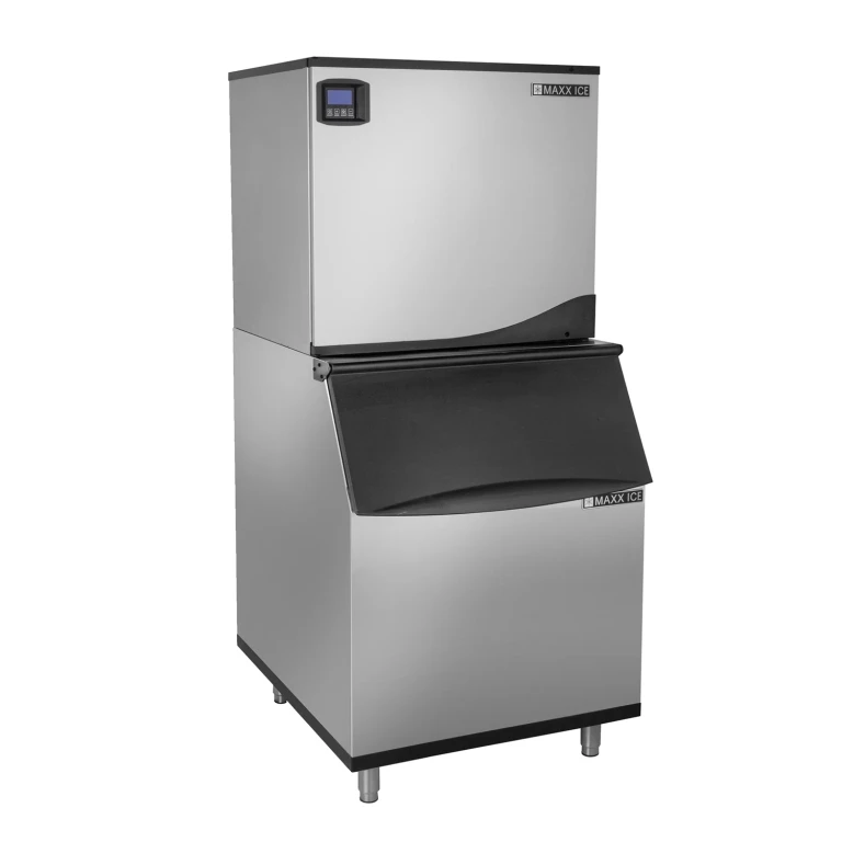 30' Wide Half Dice Ice Machine (500 lb.) with 470 lb. Bin, Liftgate:- Liftgate