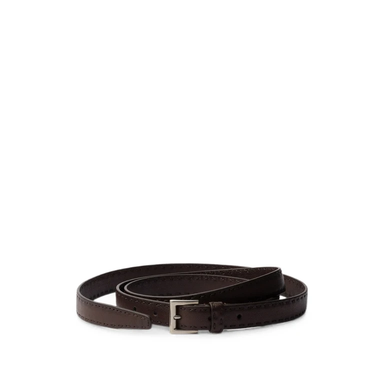 Antiqued-leather Belt