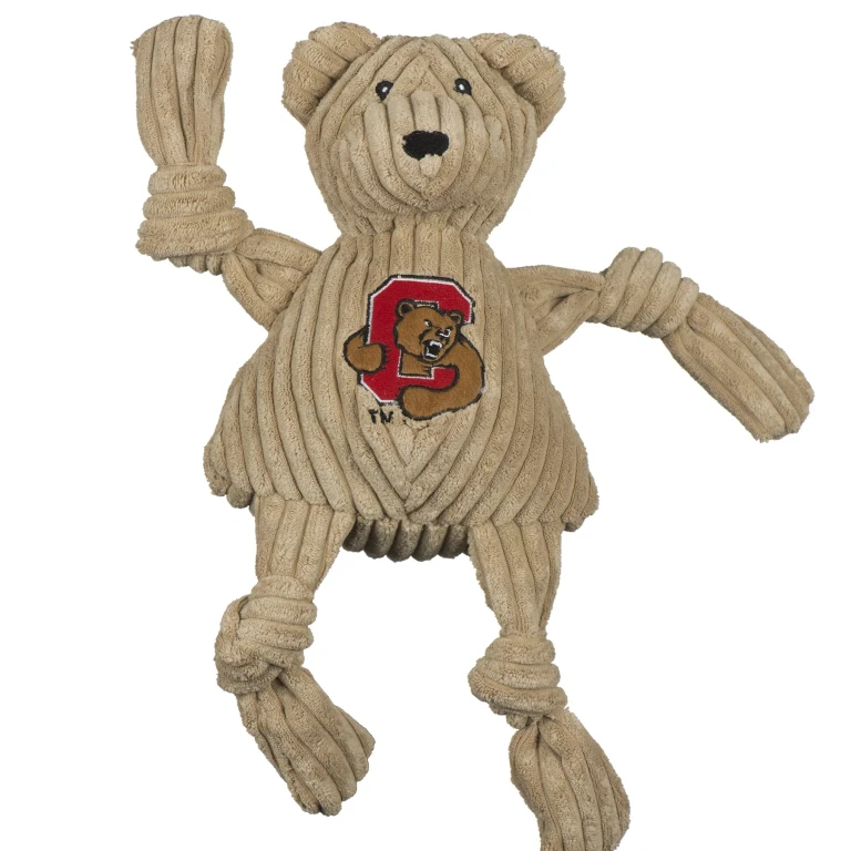 NCAA Cornell University, Big Red Bear Knottie Plush Dog Toy