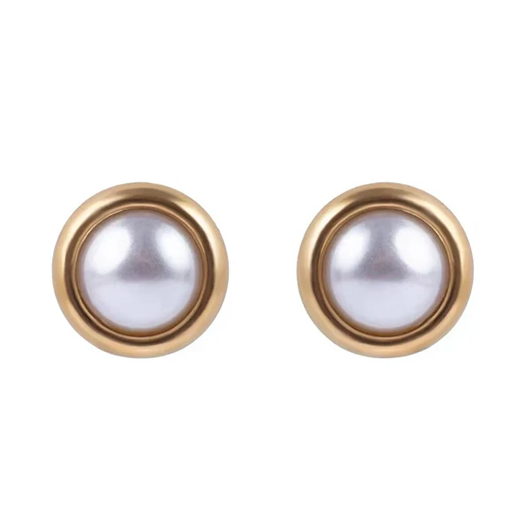 Gold Plated Stud Earrings Wenisse Ewe250364G