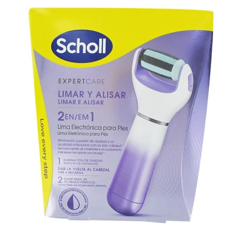 Velvet Smooth Système électronique de soin des pieds avec tête exfoliante rechargeable