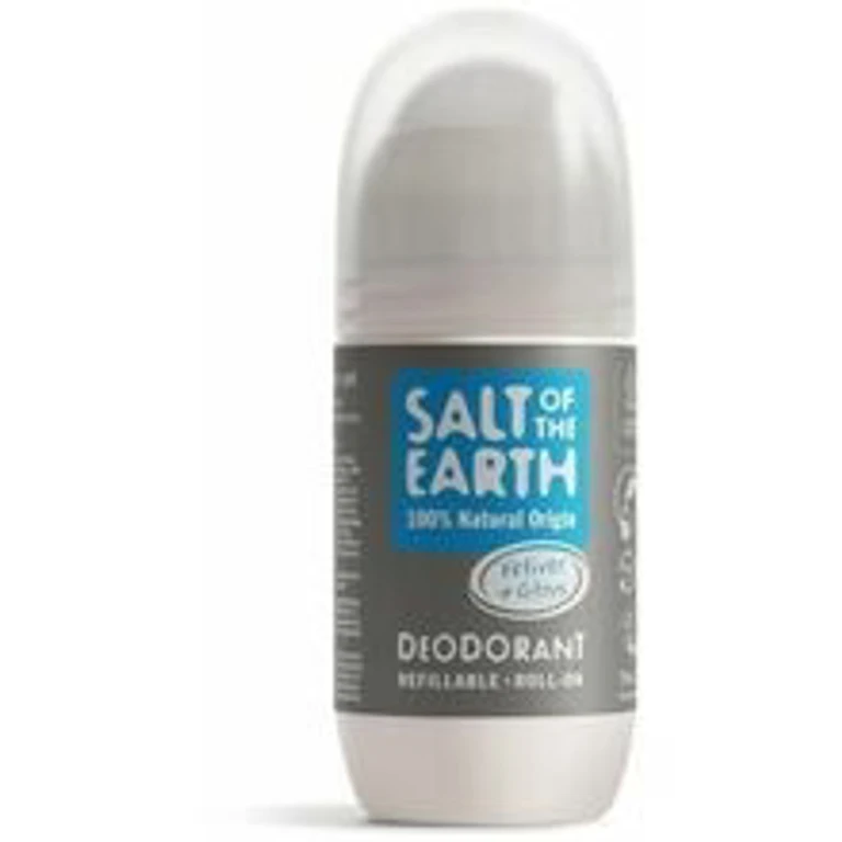 Salt-of-the-earth Vetiver & Citrus Deodorant Roll-on (refillable) - 75 ml