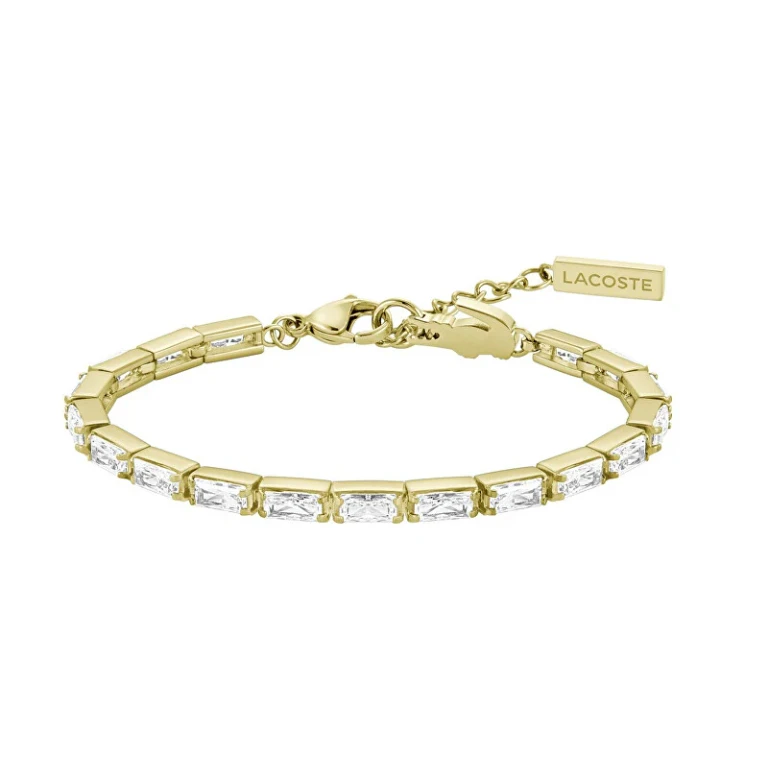 Duchess Gold-Plated Tennis Bracelet with Clear Crystals 2040499