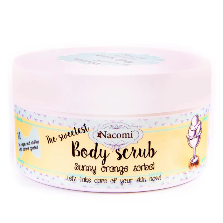 Body scrub Nacomi Peeling, orange sorbet, 125 g