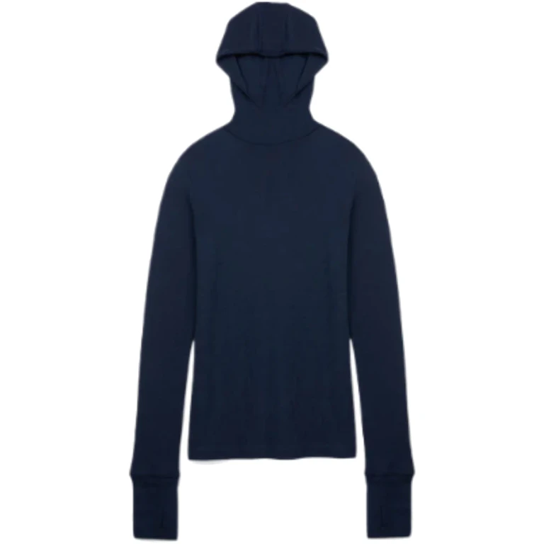 Merino Rib Hooded T-Shirt - Women's