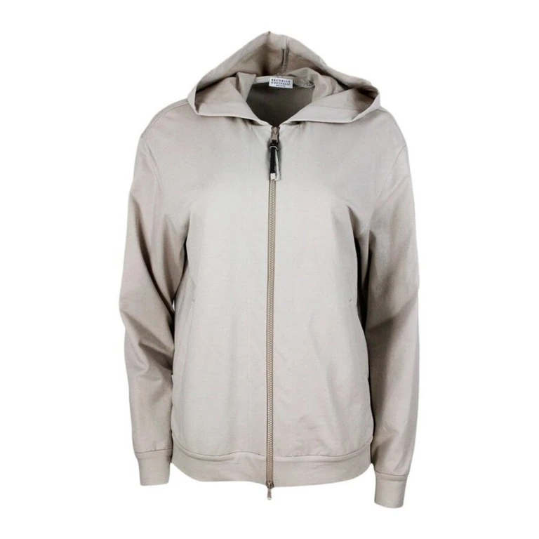 Wolight Beige Zip Hoodie