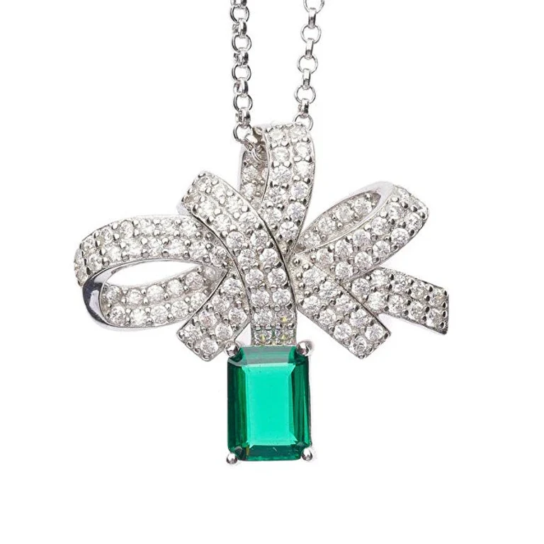 Necklace Elegante With Fantasy Crystal 61299