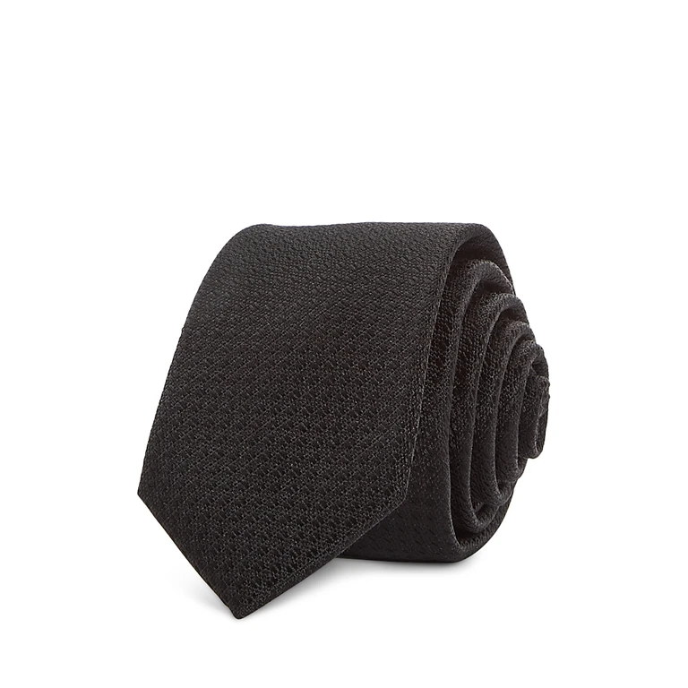 Silk Skinny Woven Tie - Exclusive
