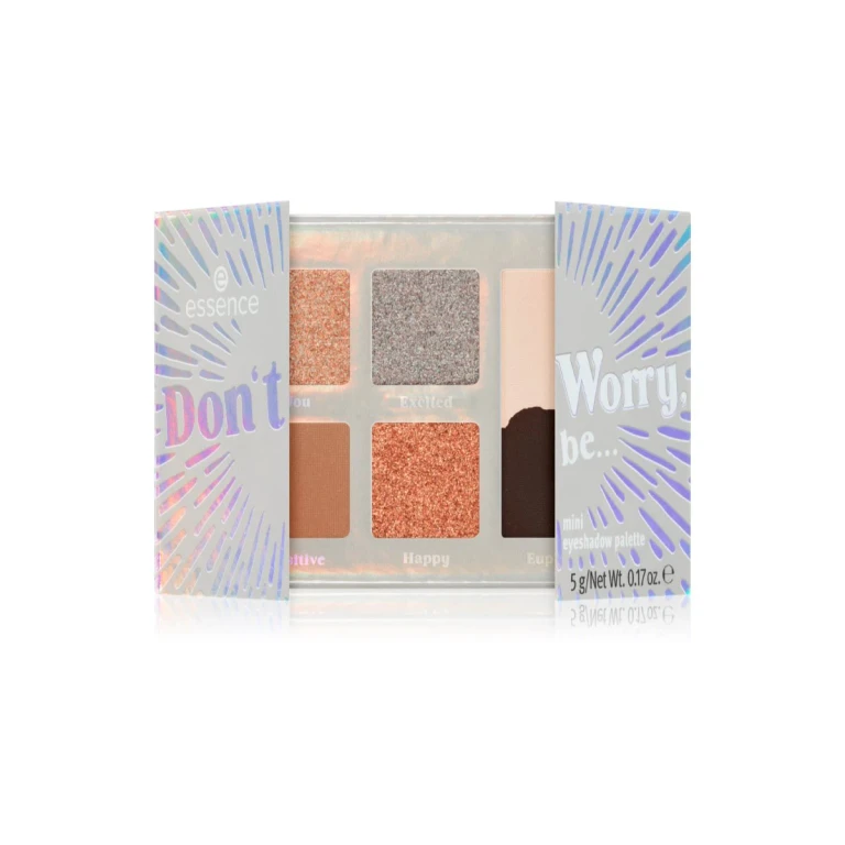 Don't Worry, Be… Multi-Color Eyeshadow Mini Palette 5g