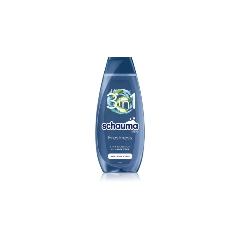 Schauma Men's refreshing shampoo for face, body and hair 400 ml