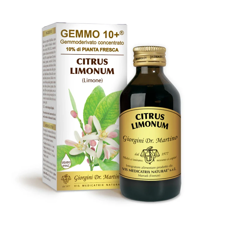gemmo 10+ lemon 100 ml non-alcoholic liquid