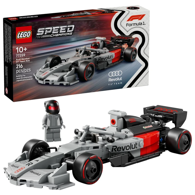 Speed Champions Audi Revolut F1 Team R26 Race Car, 216 pc.