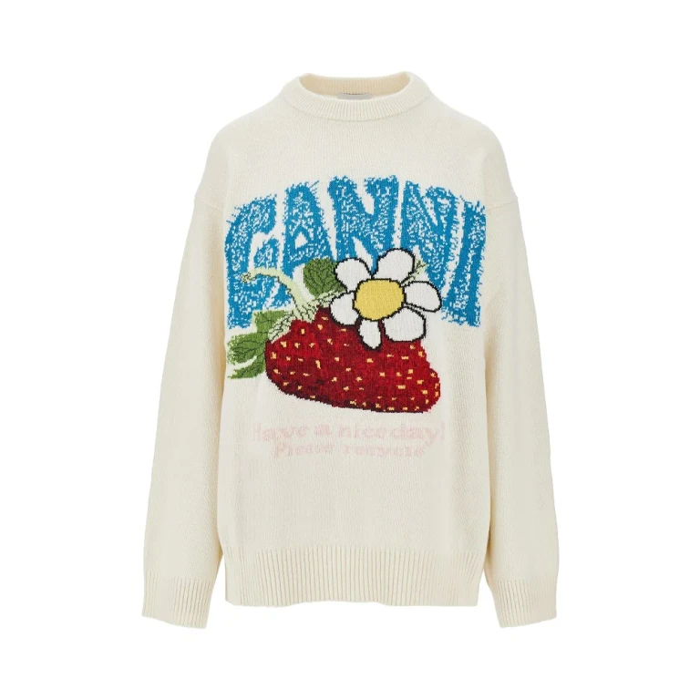 'Strawberry' wool-blend sweater Woman XS