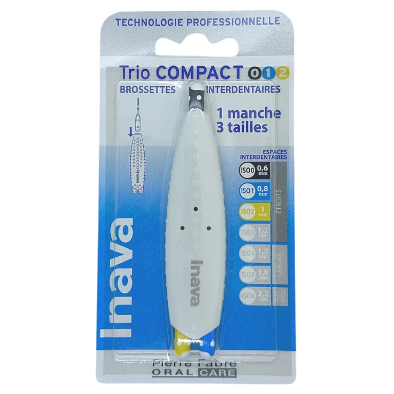 Trio Compact ISO 0/1/2 - 1 Trio Handle + 3 Interdental Brushes