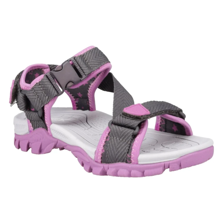 GIRLS RIVER SANDAL - BLACK/PURPLE 5 - Online Only:- 5K, Black/Purple - Online Only