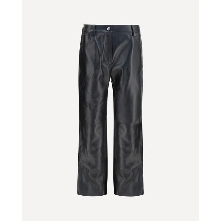 Straight-leg leather Pants Female 36