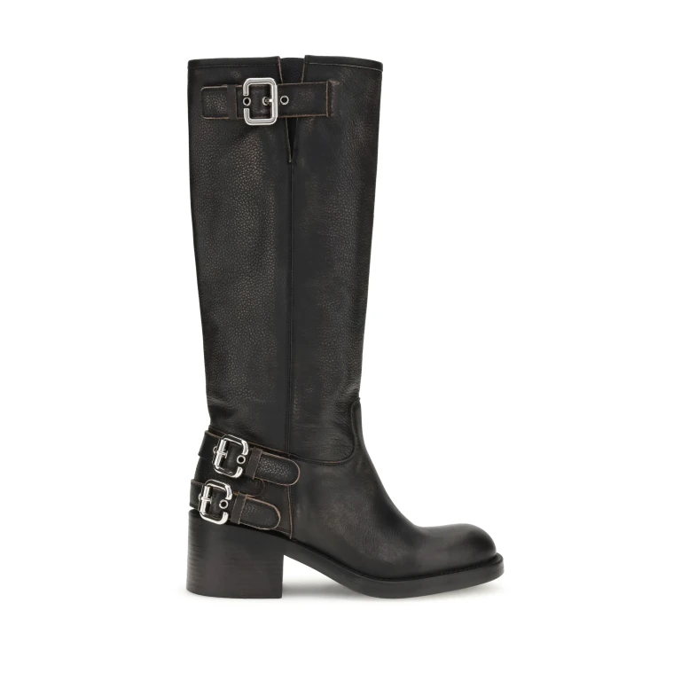 Boots Dakota Black Calfskin