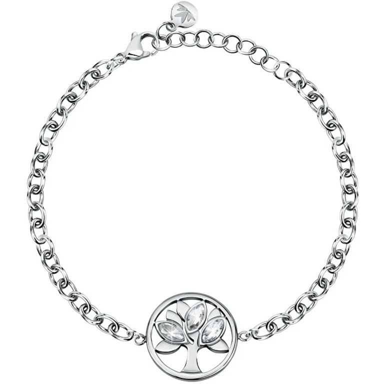 Stainless Steel Bracelet Without Tempo With Crystals Tree of Life Vita Satd20