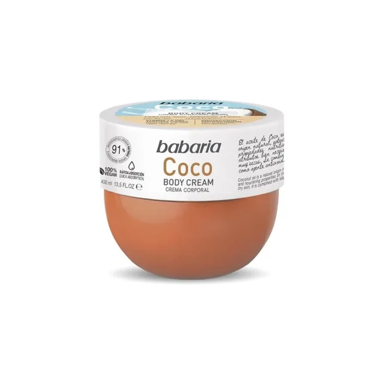 Coconut body cream Babaria 400 ml